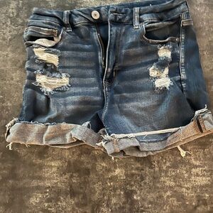 High waisted shorts size 8 american eagle